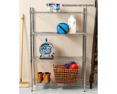 4-Tier Chrome Shelf