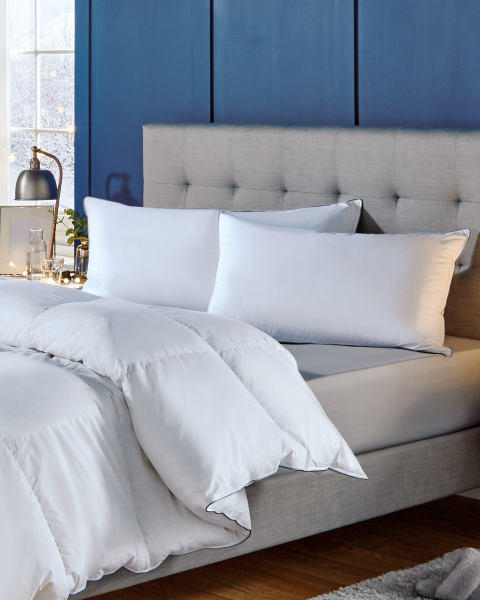 Duck Feather & Down King Pillow Pair