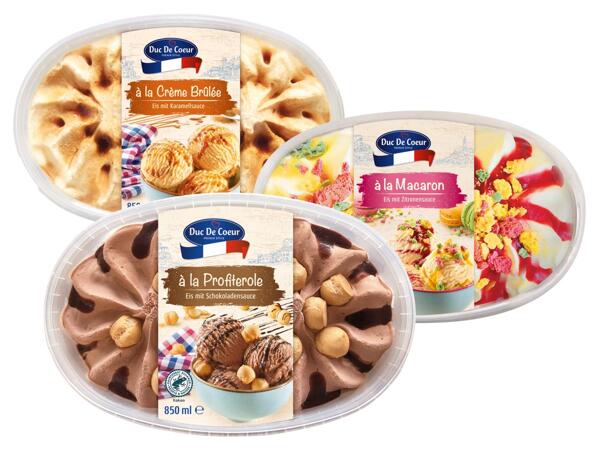 Gestrudeltes Eis