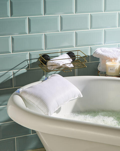 Kirkton House White Bath Pillow