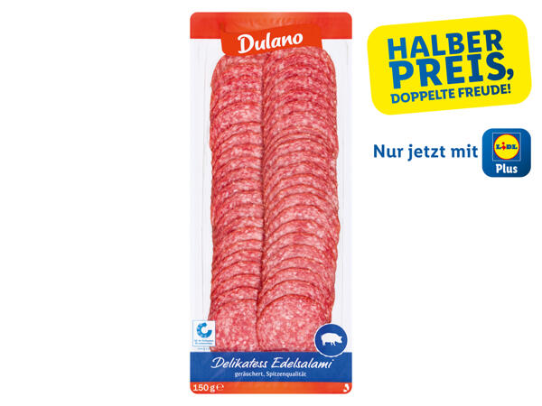 Edelsalami geschnitten