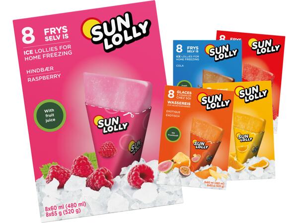 Sun lolly isglass