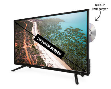 24" Full HD TV with Built-In DVD Player