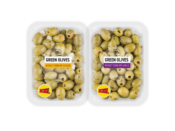 Pitted olives
