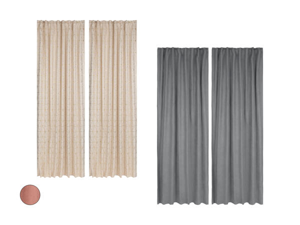 Rideaux, lot de 2