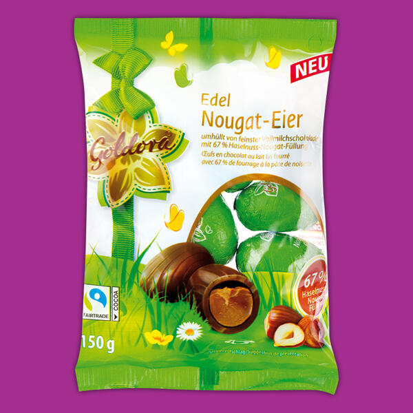 Edel-Nougat-Eier