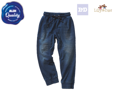 BOYS TRACK DENIM PANTS