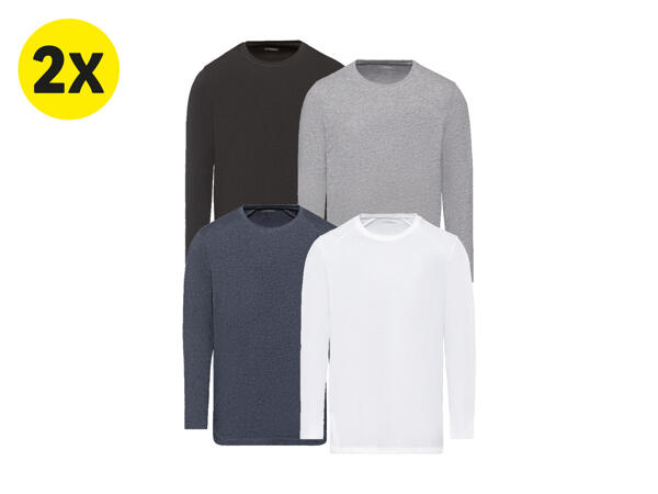 Långärmade tröjor, 2-pack