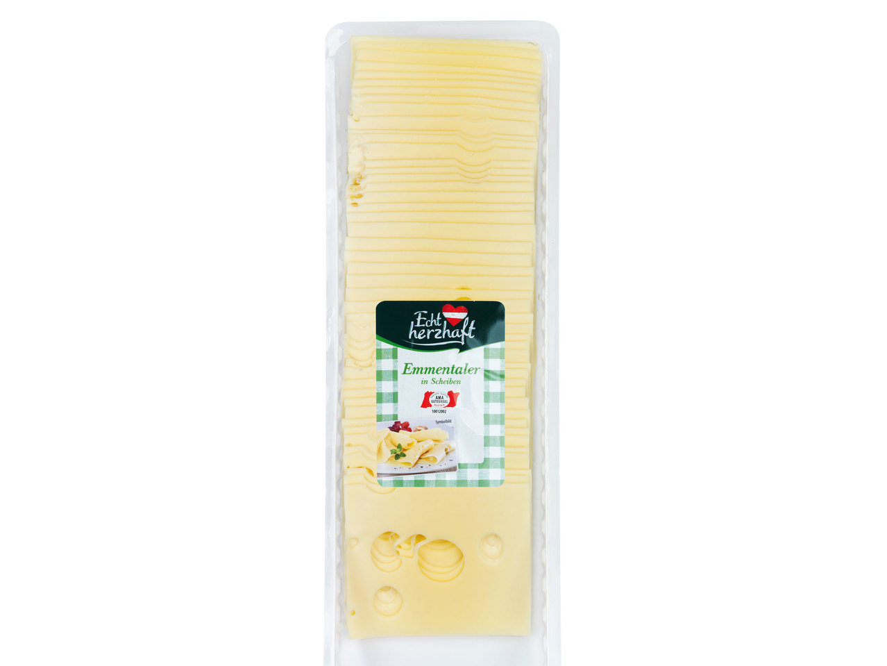 ECHT HERZHAFT Emmentaler in Scheiben