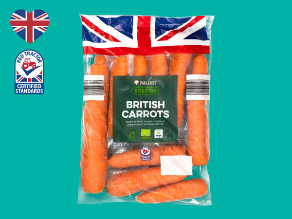 Oaklands Organic British Carrots