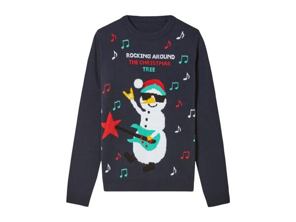 Pepperts Snowman Light-Up Christmas Jumper