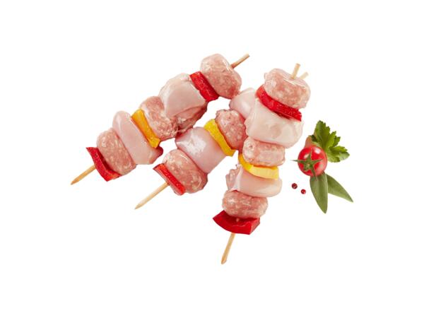 Chicken and Pork Skewers "Delight"