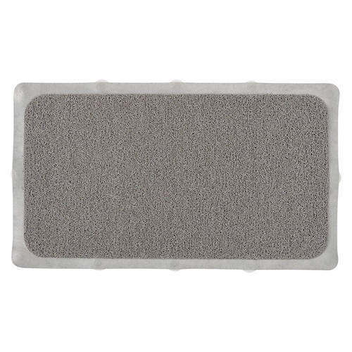 Loofah Anti-Slip Bath Mat, Gray