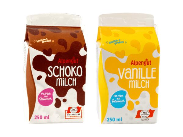 Schoko- oder Vanillemilch