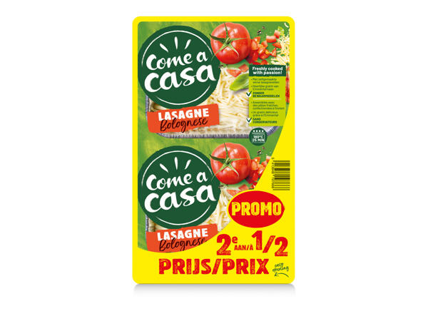 Lasagne Bolognese oder Makkaroni
