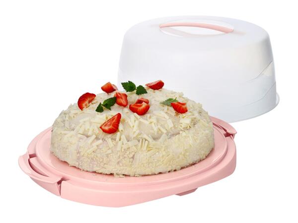 Silvercrest Pink Round Cake Storage Box
