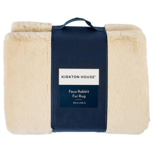 Faux Rabbit Fur Rug
