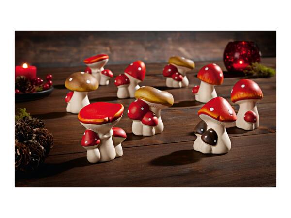 Livarno Home Toadstools Autumnal Decorations - 9 Pack