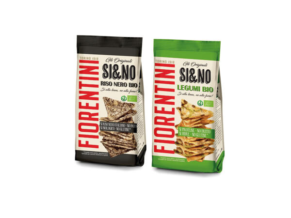 Organic Snacks Triangles with Legumes or Black Rice