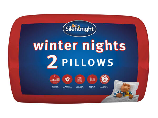 Silentnight Winter Nights Hollowfibre Pillow Pair