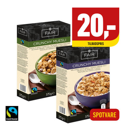 Fairtrade musli