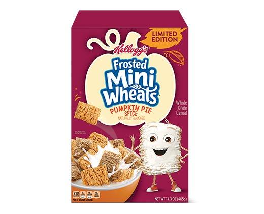 Kellogg's 
 Special K or Mini Wheats Pumpkin Spice Cereal