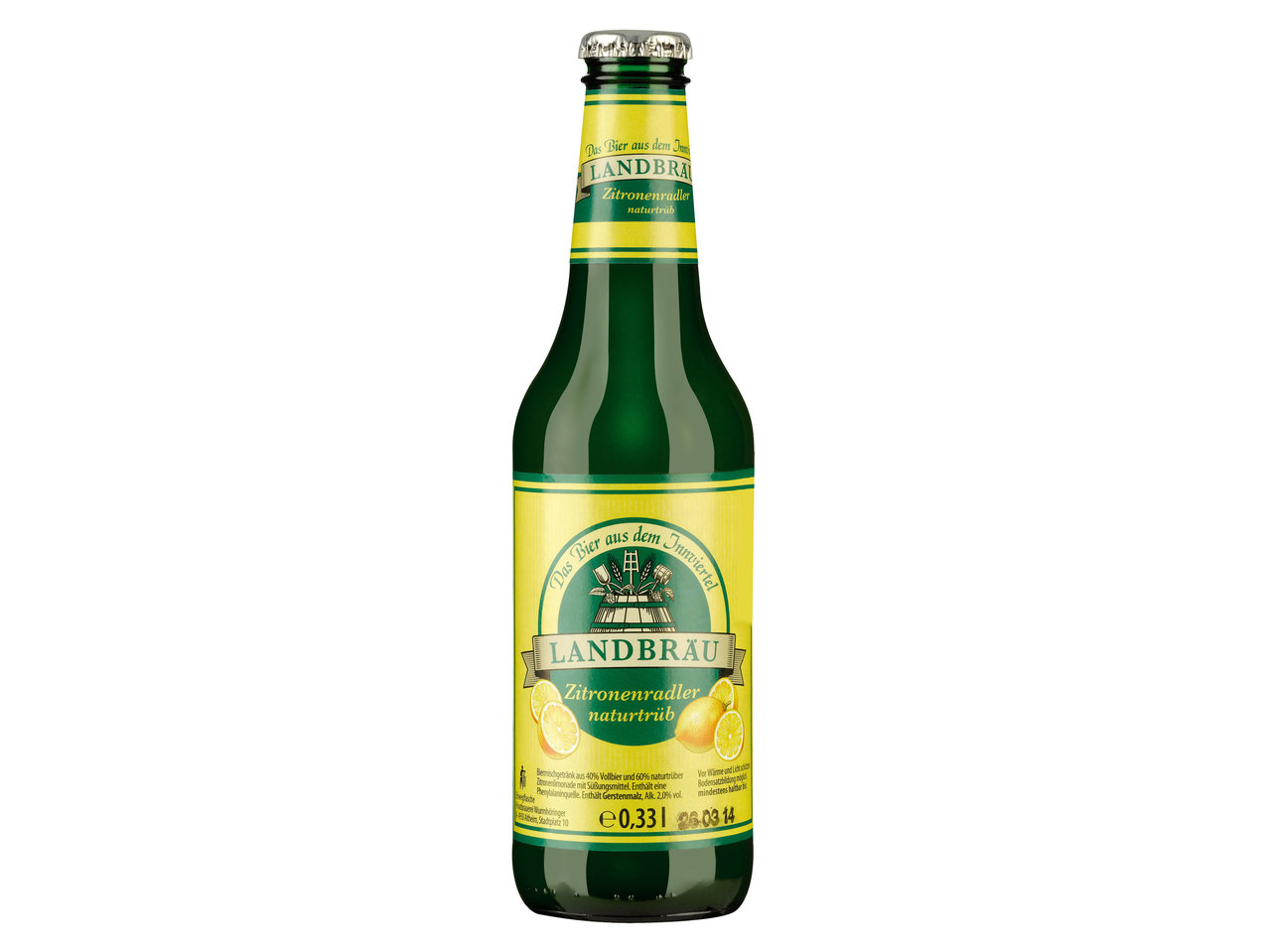 LANDBRÄU Zitronenradler naturtrüb