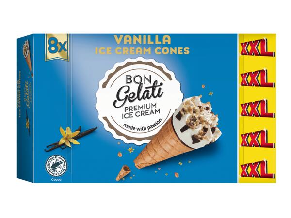 XXL Premium Vanilla Ice Cream Cones