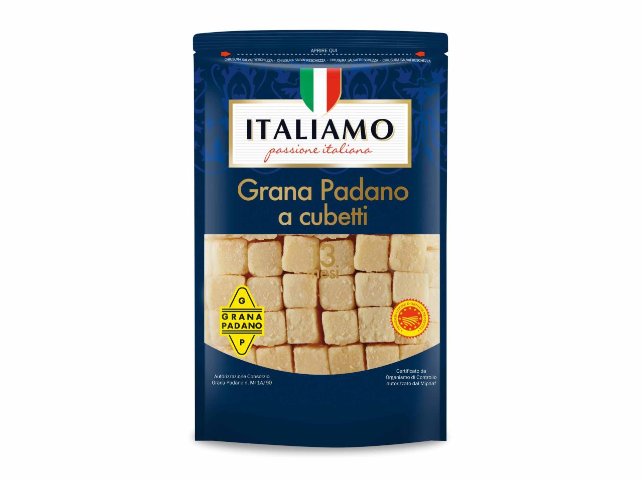 Grana Padano a cubetti