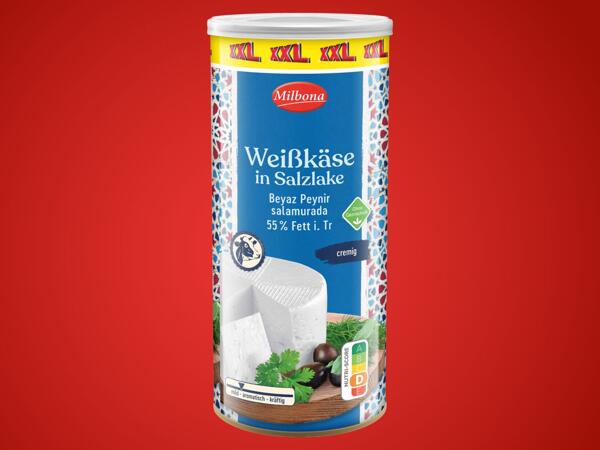Weichkäse in Salzlake