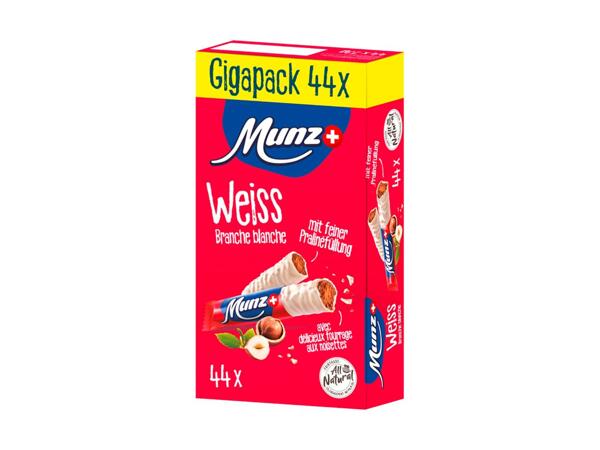 Branches au chocolat blanc Munz, giga pack XXL