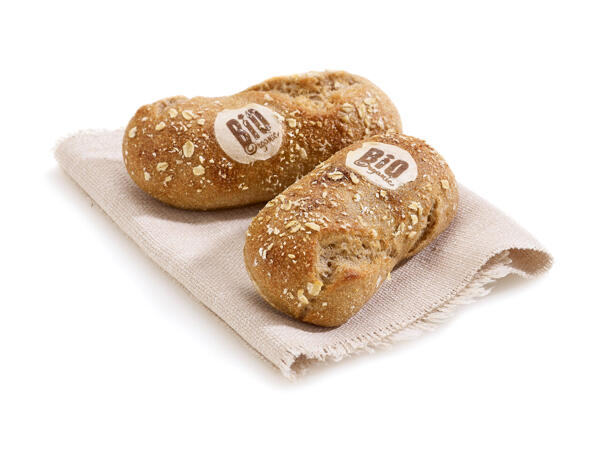 Petit pain au blé complet bio