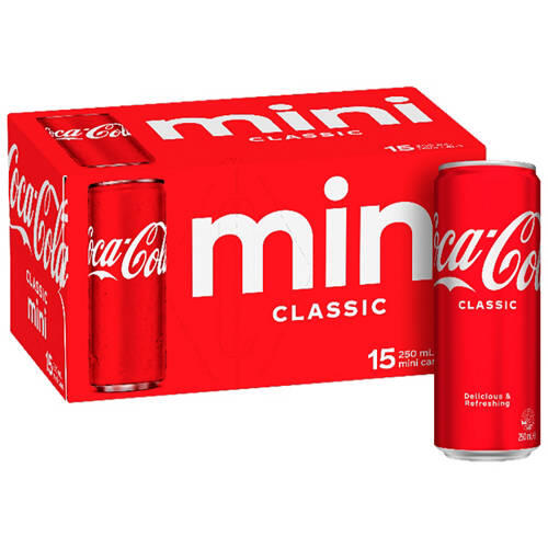 Mini Cans Classic 15 Pack 250ml