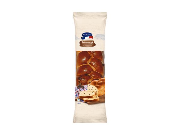 Brioche Zopf mit Schokoladenstückchen