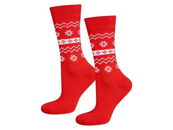 Men's and ladies' socks in gift box, 2 pairs