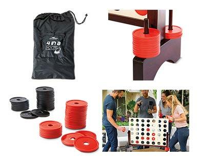 Crane
Giant Toppling Blocks or 4-in-a-Row