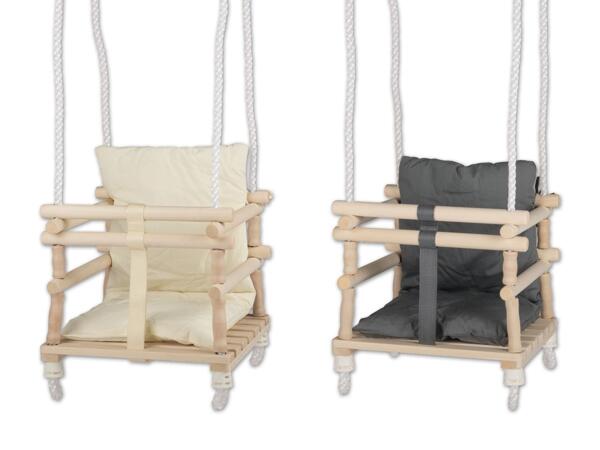 Holzbabyschaukel