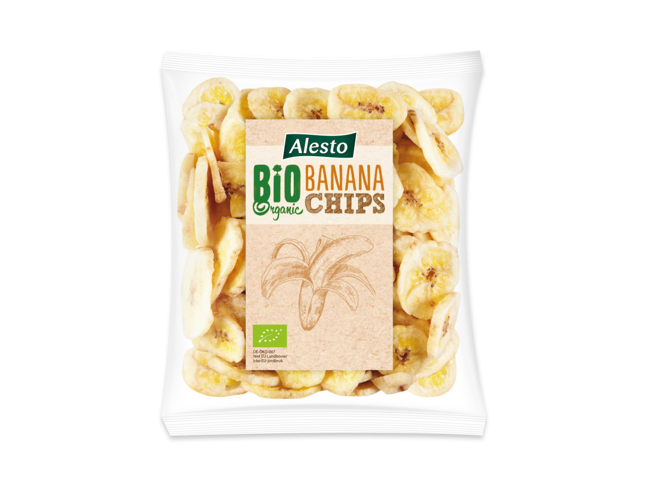 Ekologiska bananchips
