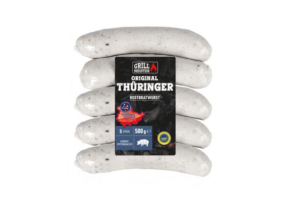Original Thüringer Rostbratwürstl