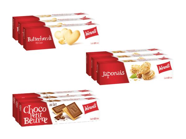 Biscuits Wernli, pack de 3