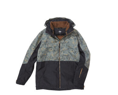 Men's Snowboard Jacket - Camo Panel