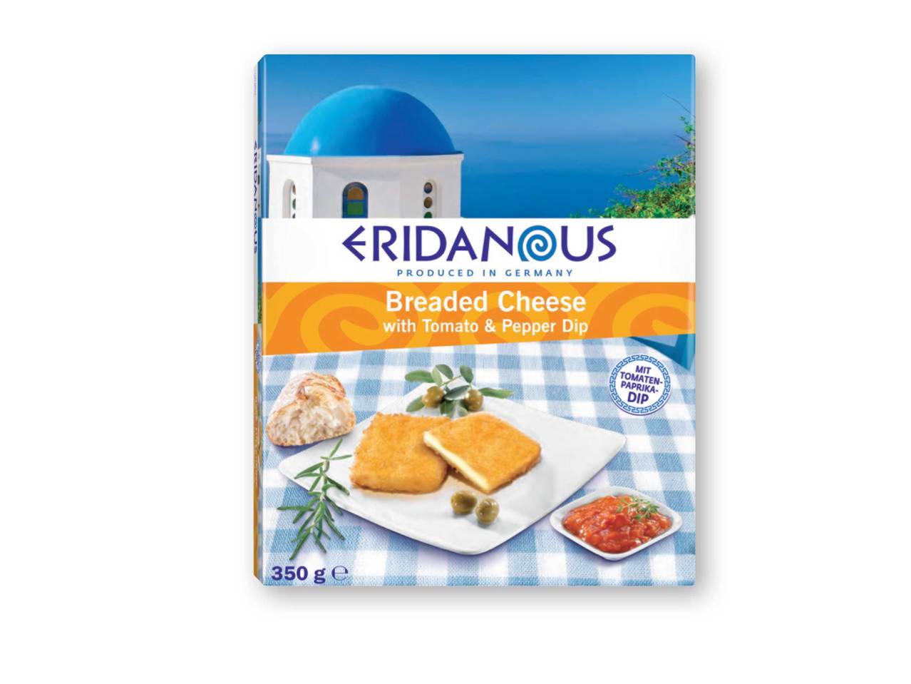 ERIDANOUS(R) Breaded Cheese with Tomato & Pepper Dip