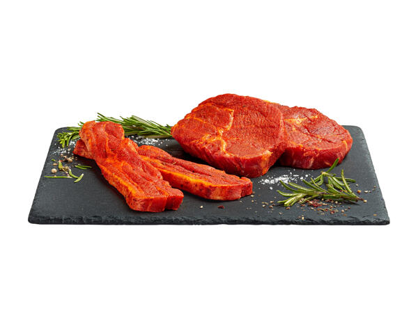 Assortiment de viande de porc à griller