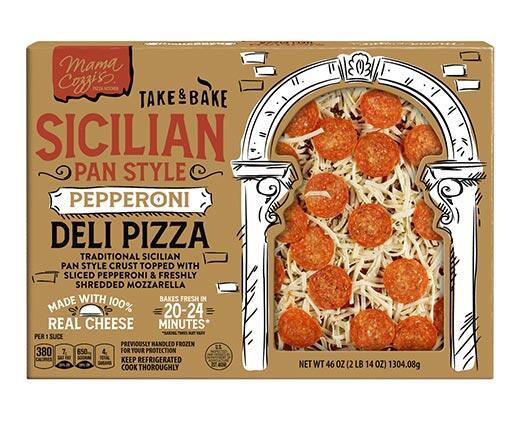 Mama Cozzi's Pizza Kitchen Sicilian Pan Style Deli Pizza