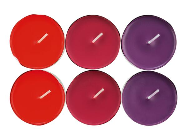 Livarno Home Large Cherry Scented Tealights - 6 Pack