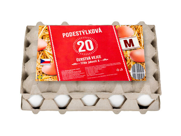 ČERSTVÁ VEJCE „M"