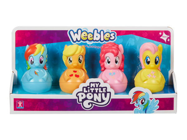 Weebles My Little Pony/Cocomelon/ Peppa Pig/Bluey Weebles - 4 pack