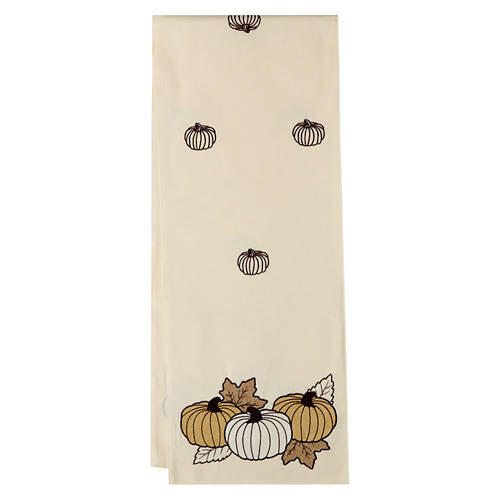 14" x 72" Table Runner - Neutral Pumpkins