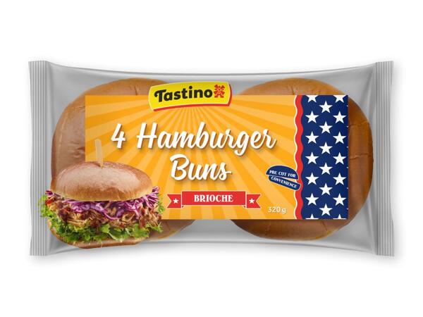 TASTINO/​MØLLESTEN Burgerboller eller hotdogbrød
