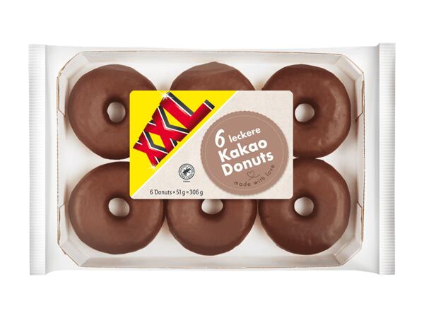 Schoko Donuts XXL 6er